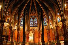 Paris Sainte-Chapelle 10 The Holy Chapel Ceiling of the Lower Chapel 